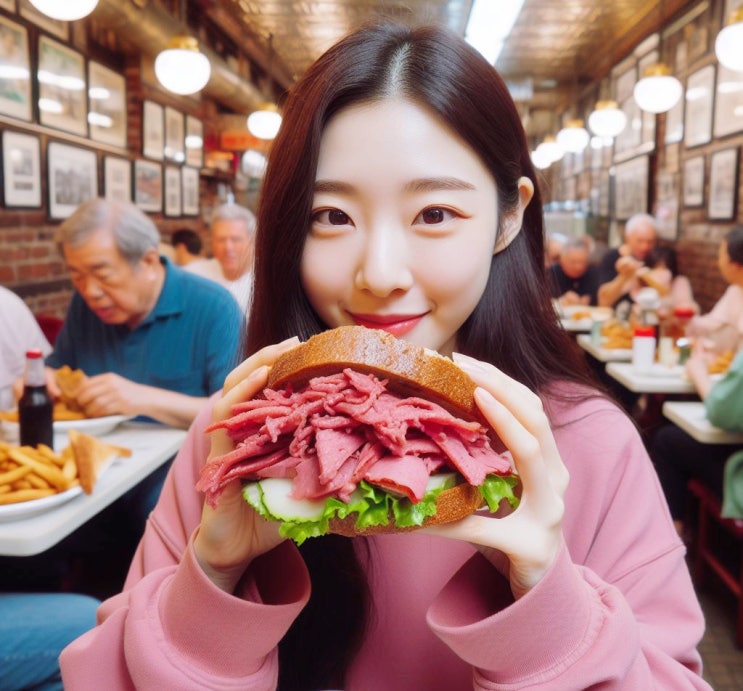  잠봉 뵈르 & 파스트라미를 이용한 신메뉴