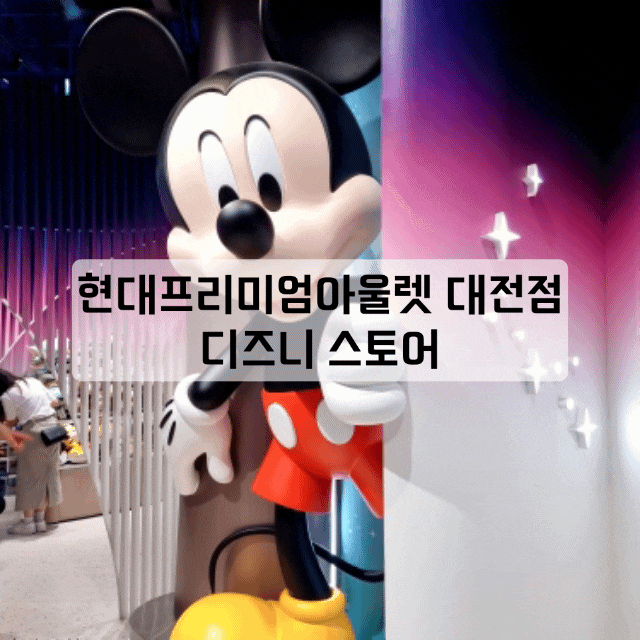  [일상]현대프리미엄아울렛 대전점 디즈니스토어 5호점