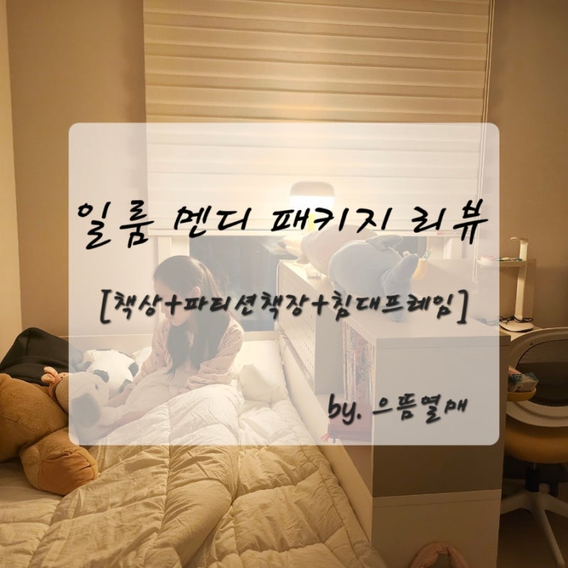 일룸 멘디 책상 패키지 학생책상 리뷰