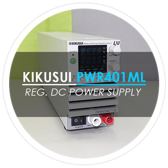  키쿠수이 Kikusui  PWR401ML (PWR-01 시리즈) 400W 소형 광범위 DC 전원 공급기
