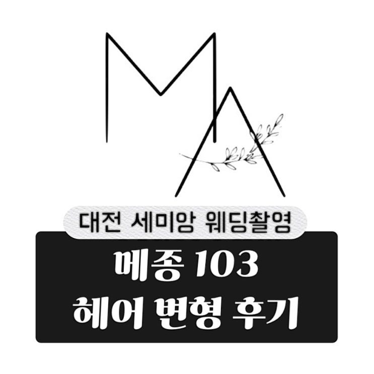  W23. 대전 세미앙 헤어 변형 상세 후기 (feat.메종 103)