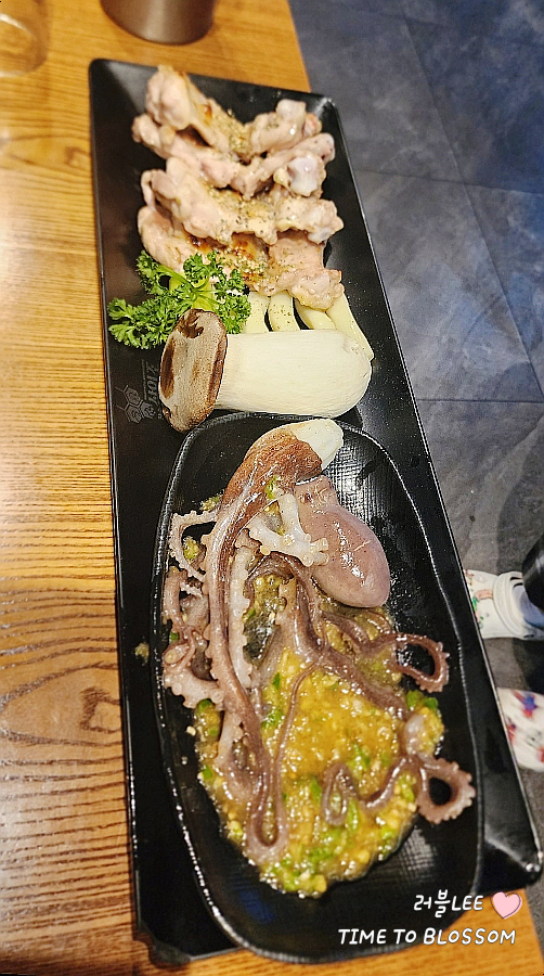  대구 종로 참숯 삼인조 산낙지구이 숯불닭갈비 맛집
