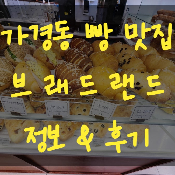  청주 가경동 빵집 맛집 추천 브래드랜드 치아바타 소금빵 맛있어요!