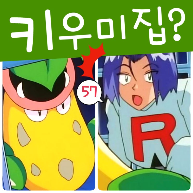  포켓몬스터 57화 로켓단 로이 우츠보트 진화 by 로미 로젠