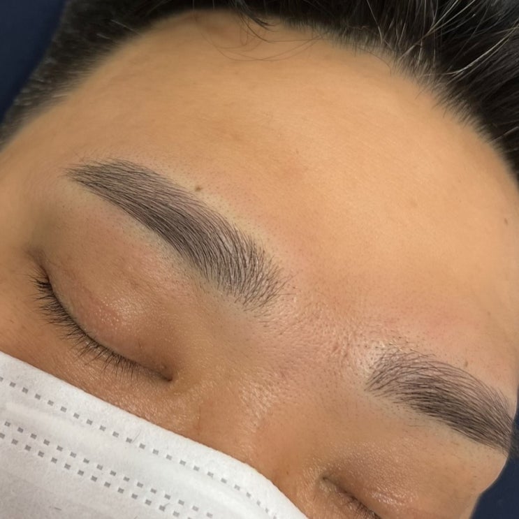  향남남자눈썹문신 후에 진해지는 게 맞나?