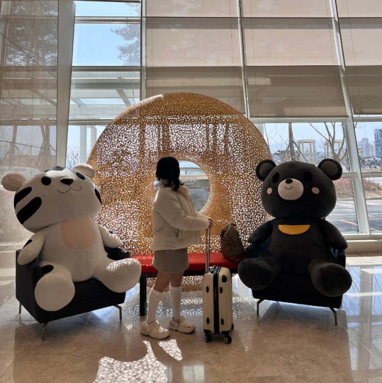  강릉 숙소 추천 스카이베이 호텔 경포 1박2일 여행 코스 강원도 호캉스 디럭스 더블 레이크뷰