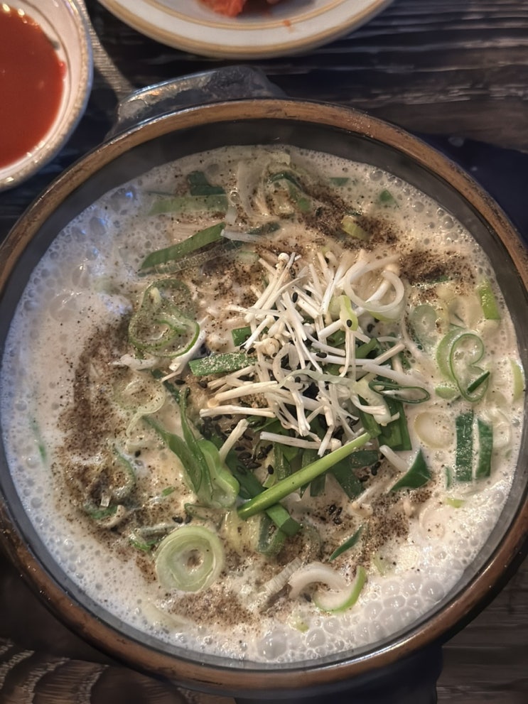  광주 동명동 크림순대국밥 맛집 행복담