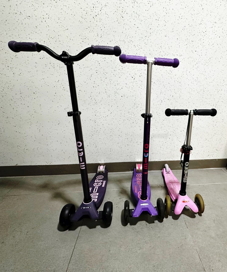  어린이용 마이크로 킥보드 미니, T맥스, T맥스프로: 선택의 기준은?
