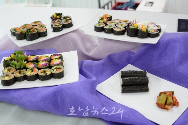  2024 신안세계김밥페스타에서 선보일 신안김밥 6종 개발