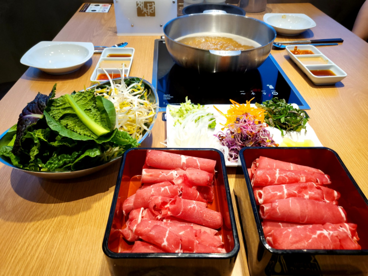 상동역 맛집 [채선당 자연한가득 부천상동점] 신선함 최고의 샤브샤브 월남쌈 무한리필  재방문 1000% 대만족 찐맛집 JMT