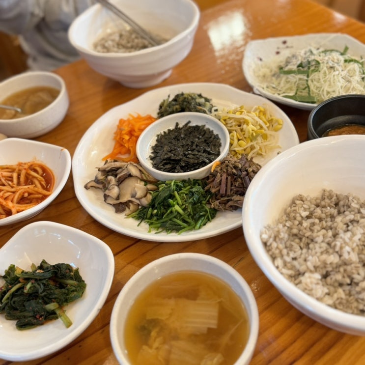  물왕저수지 맛집 건강한 정통보리밥집