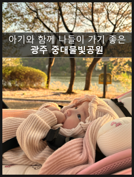  경기 광주 가볼만한곳 가족나들이 피크닉 산책로 아기와 함께 산책하기 좋은 곳 [중대물빛공원]