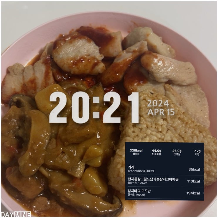  D+1 다이어트 기록