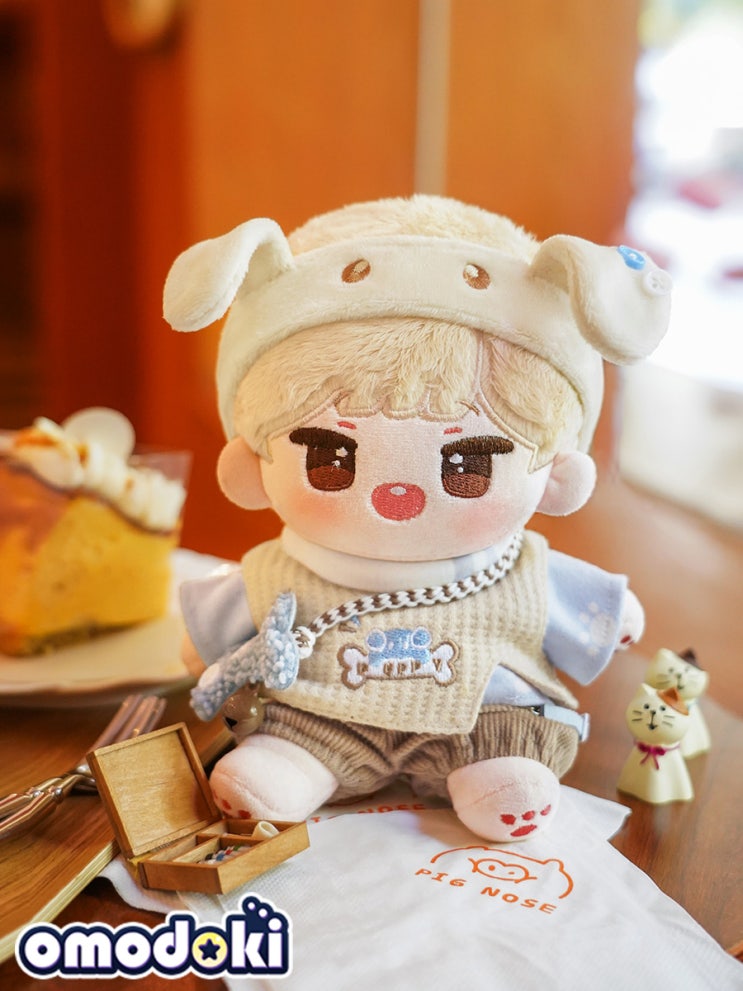  20cm 멍멍 뼈다귀 세트 인형옷 아이돌인형옷