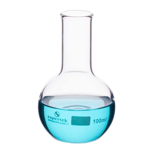  [유리초자] 평저 투명 플라스크 Flat Bottom Clear Flask