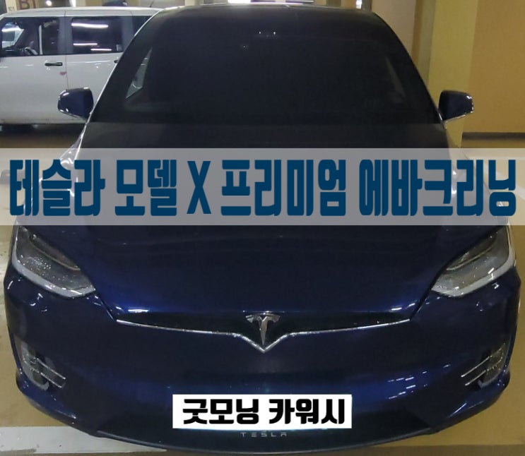  테슬라 에바크리닝 모델 X 강남 차량 에어컨 냄새제거