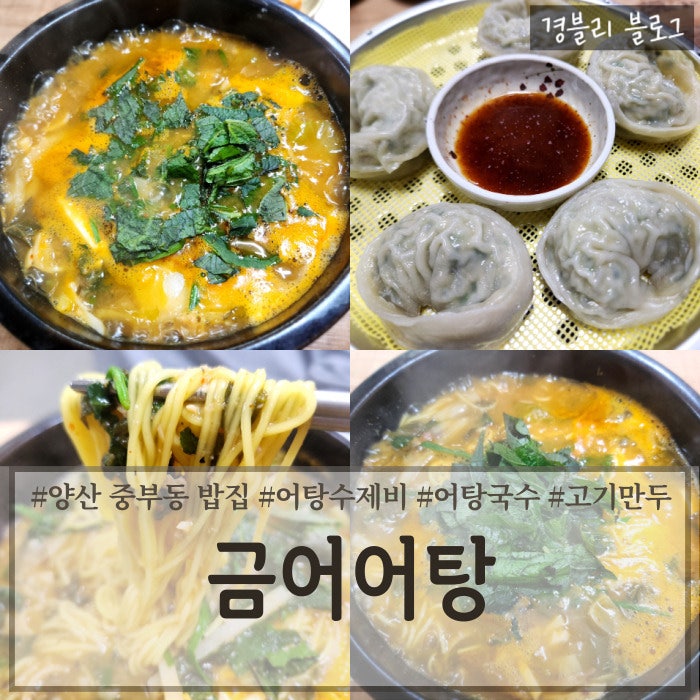  양산 신도시 택지 밥집 어탕 맛집 몸보신 제대로인 '금어어탕'