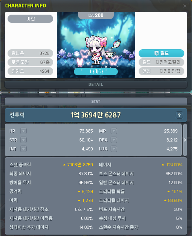 메이플스토리 링크 유니온 효과 & 육성 순서 정리! : 네이버 블로그