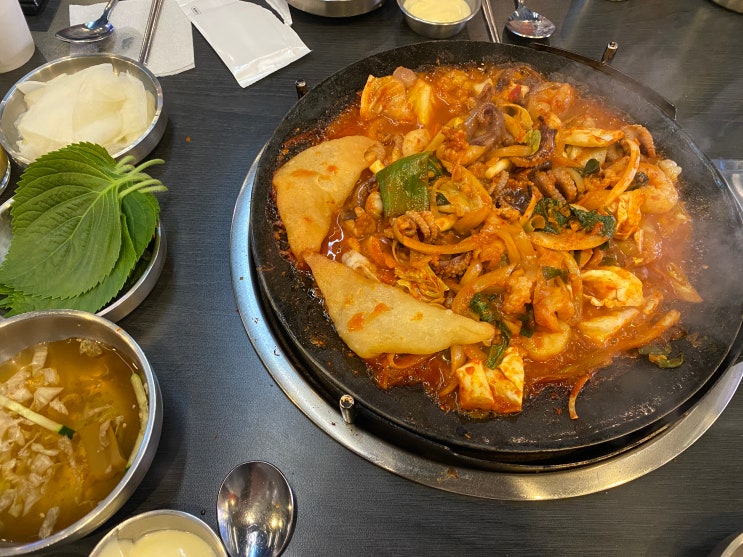  천호 쭈꾸미골목 맛집 "쭈꾸미도사" 재재방문! 쭈곱새+육전+볶음밥으로 마무리~!