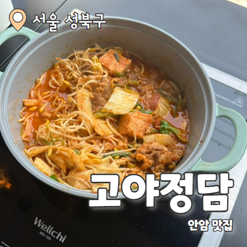  고야정담 : 안암맛집 1인 짜글이 무한리필 추천후기