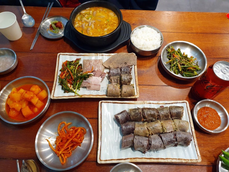  송파 문정동 점심 맛집 강창구찹쌀진순대 순대국 감동