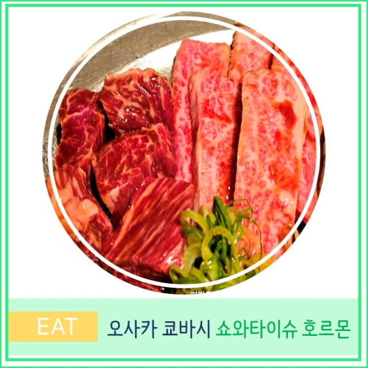  일본 오사카 여행 현지인 가성비 야키니꾸 맛집 추천 쇼와타이슈 호르몬 쿄바시