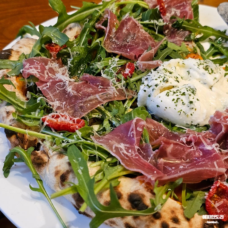  안산 화덕피자 꽃피는화덕피자D485 본점 도우 맛집