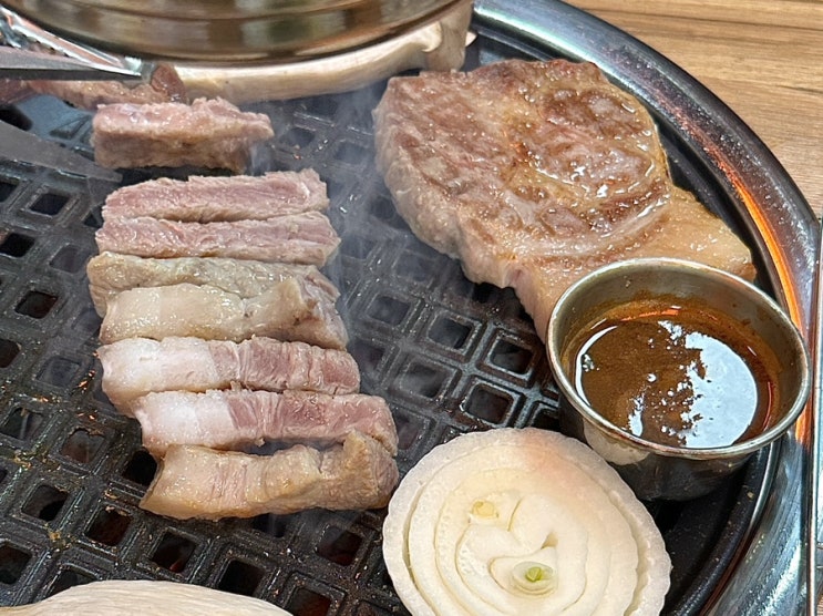  [제주 맛집] 제주 공항 근처 두툼한 돼지고기가 맛있는 가성비 화북동 고깃집 : 71금돈