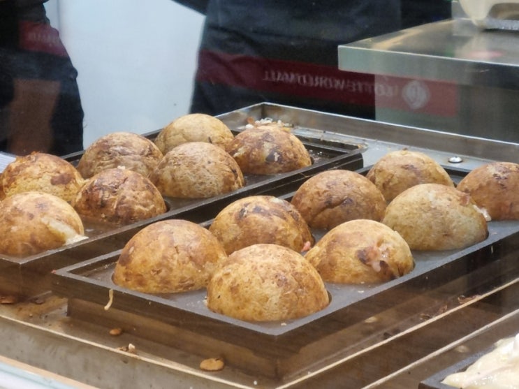  잠실 롯데월드몰 5층 맛집 ::바쿠단야끼 (타코야끼 가성비 간식 추천)