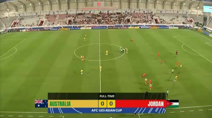  AFC U-23 아시안컵 A조 1차전 호주 vs 요르단