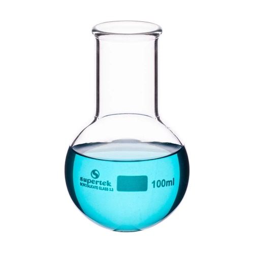  [유리초자] 광구 환저 투명 플라스크 Wide Neck Round Bottom Clear Flask