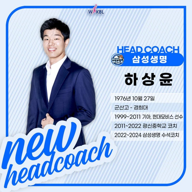 서울 <b>삼성</b>=김효범 감독, 용인 <b>삼성</b>생명=하상윤 감독