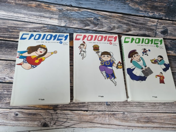  건강한 식이조절 운동 만화책, 다음 웹툰 다이어터