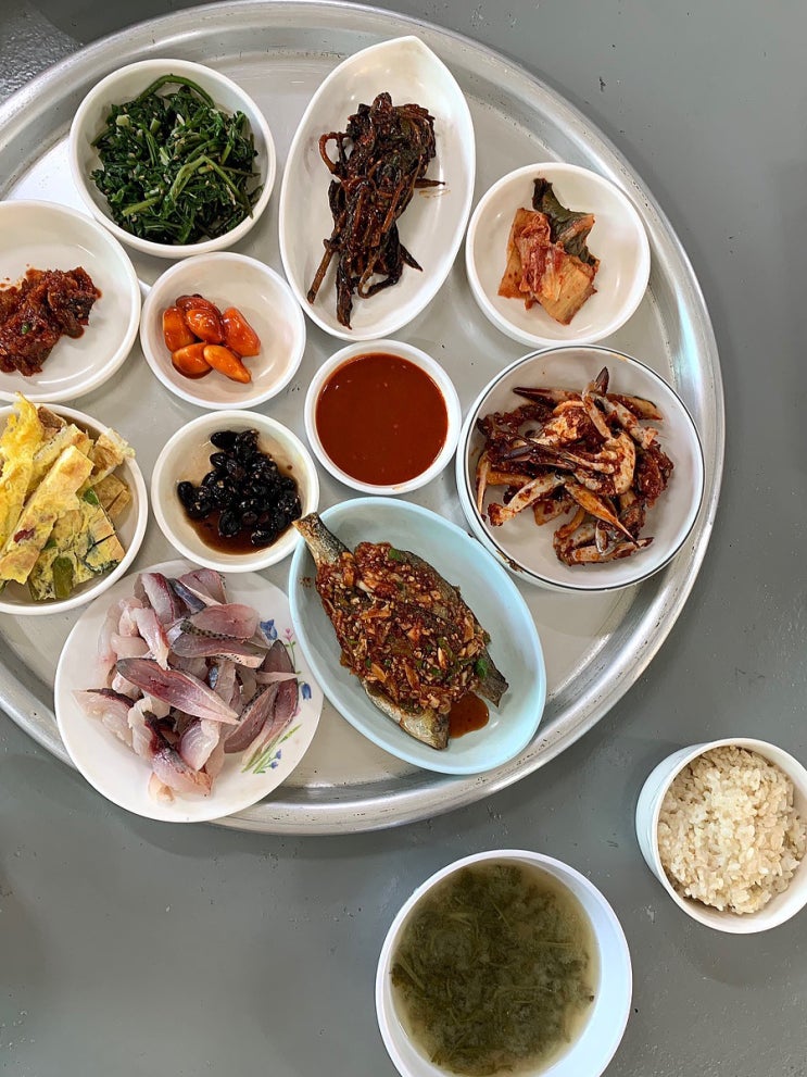  경남 고성 수양식당  8천원 가성비 맛집 백반기행 밥집 솔직 후기