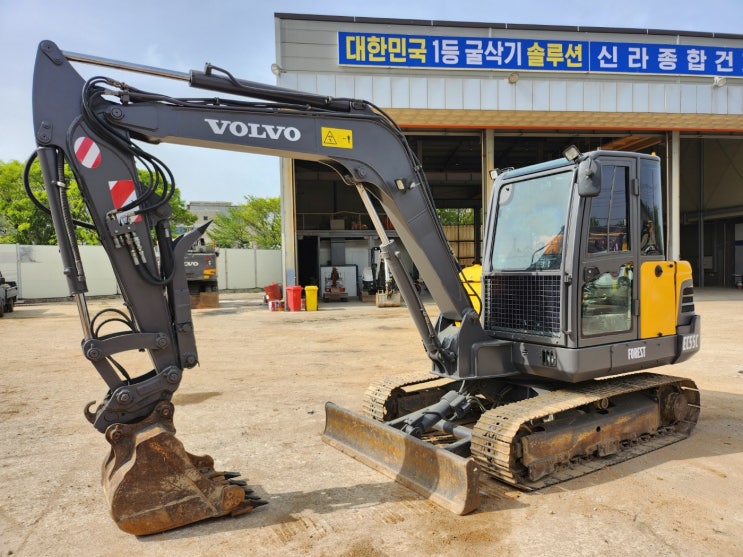  경북 김천시 볼보 EC55C 2012년식 딱따구리집게 회전라인 02 중고굴삭기