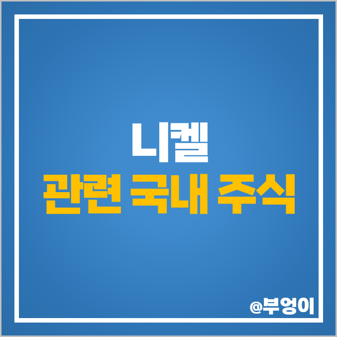 니켈 관련주 이지트로닉스 주식 포스코 주가 대양금속 STX 니켈 관련주 이지트로닉스 주식 포스코 주가 대양금속 STX