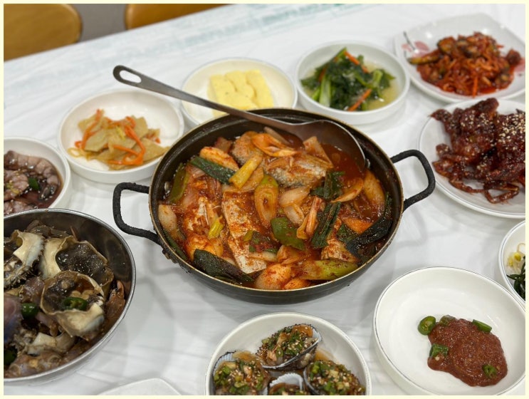  KBS 1박2일 방송맛집 점심 여수백반 두꺼비게장