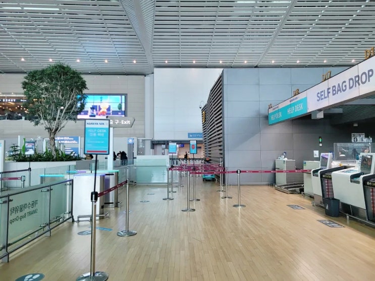  유럽 신혼여행 인천공항 제2여객터미널 셀프체크인 위탁수화물 백드랍 후기