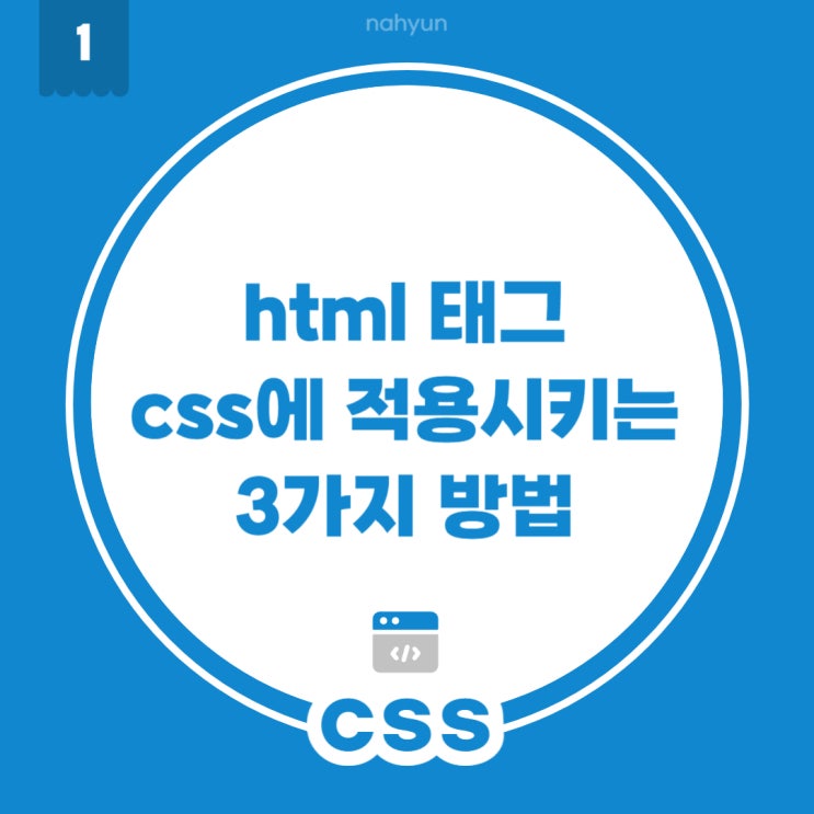  [css 1.] css를 html에 적용시키는 방법 (시간 단축해서 css파일 만드는방법)