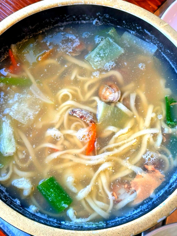  오이도 바지락 칼국수 뷰맛집 조개짱