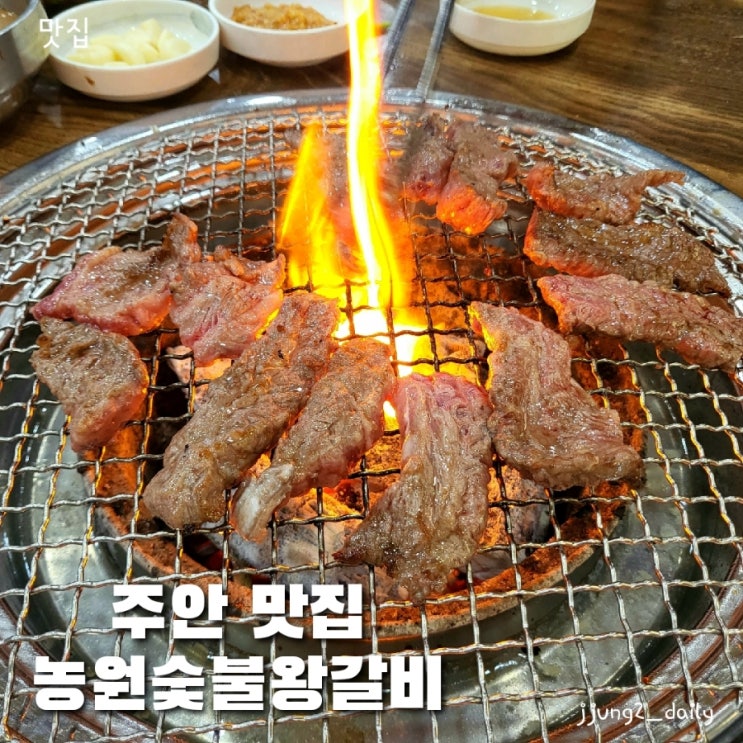  인천 주안 맛집/18년 전통 농원숯불왕갈비 솔직후기와 주차팁
