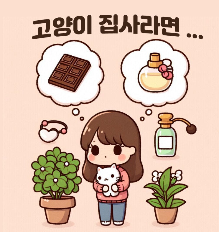  고양이 집사라면 조심해야하는 일상생활상식