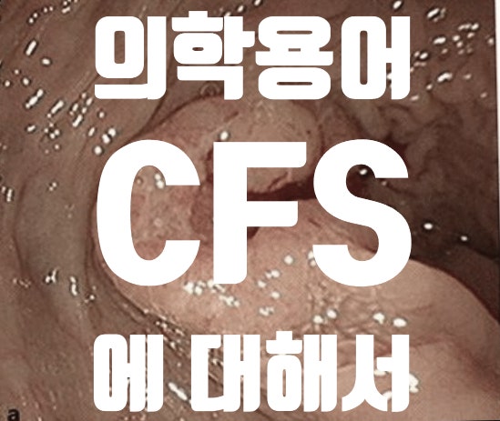  의학용어 CFS에 대해서 알아보고 시술 전 간호에 대해서 알아봐요~