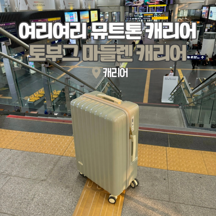  여행용 캐리어 추천 24인치 사이즈 토부그 마들렌 캐리어