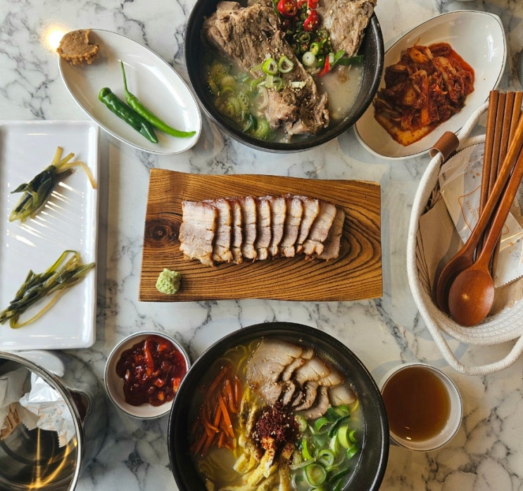  대구용산동맛집 대구에서 먹는 제주 고기 국수 혼도 가족 외식으로 추천