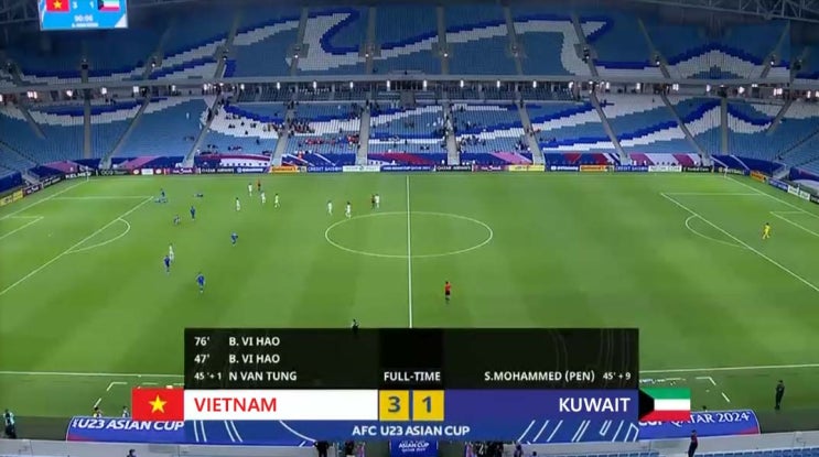 AFC U-23 아시안컵 D조 1차전 베트남 vs 쿠웨이트