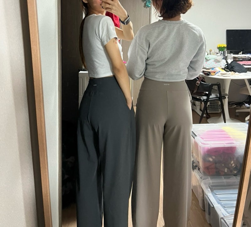 안다르 에어쿨링 맥시 와이드 레깅스 / 안다르 슬랙스