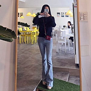 폴로 가디건 저렴이 라파클럽 여성 라운드 꽈배기 가디건 후기