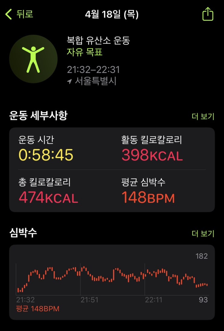  [운동기록] 4일차 