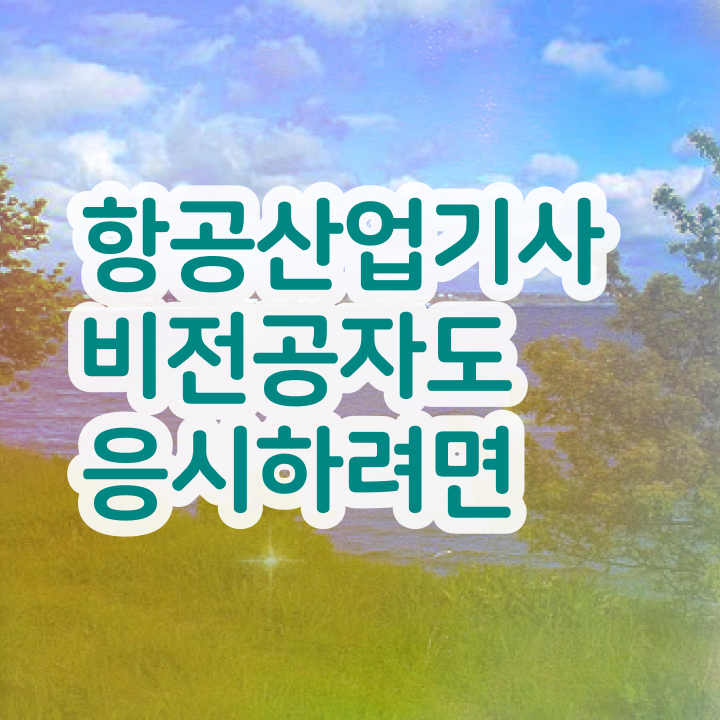  항공산업기사 응시자격 항공산업기사 자격요건 대학진학, 경력없이 직장과 병행하며 편하게 끝냈던 과정